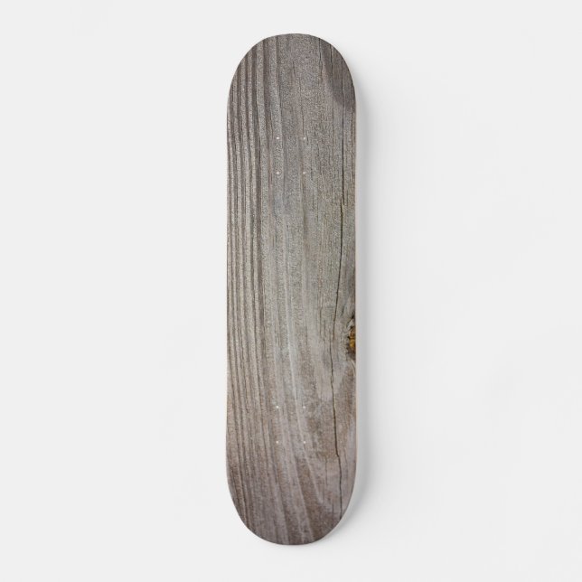 Aged Wood Skateboard (Front)