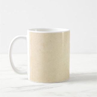 Aged Yellowed Paper Texture Coffee Mug