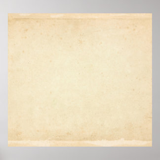 Aged Yellowed Paper Texture Poster