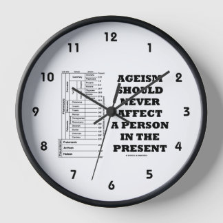 Ageism Should Never Affect A Person In The Present Clock