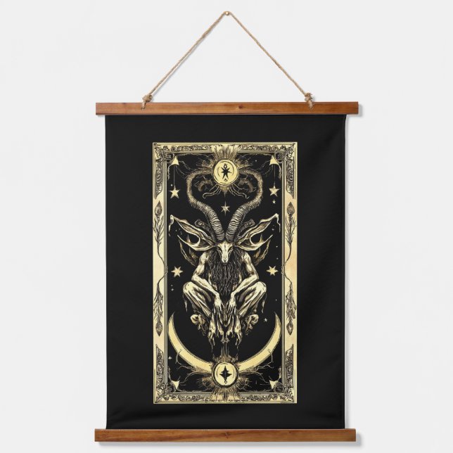 Ageless Darkness Baphomet Tapestry (Front)