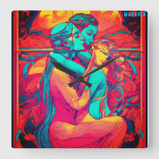 Ageless Manifestations for Each Second Square Wall Clock