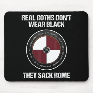 Agema Apparel Uni-adults Medieval History , Black, Mouse Mat