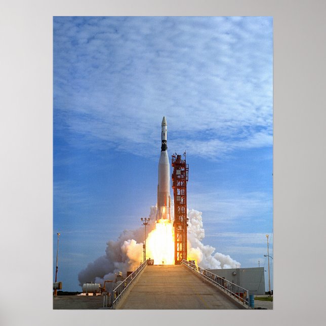 Agena Target Vehicle Launch for Gemini 11 Poster (Front)