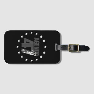 Agenda 47 Patriotic Trump Re-Election Campaign Des Luggage Tag