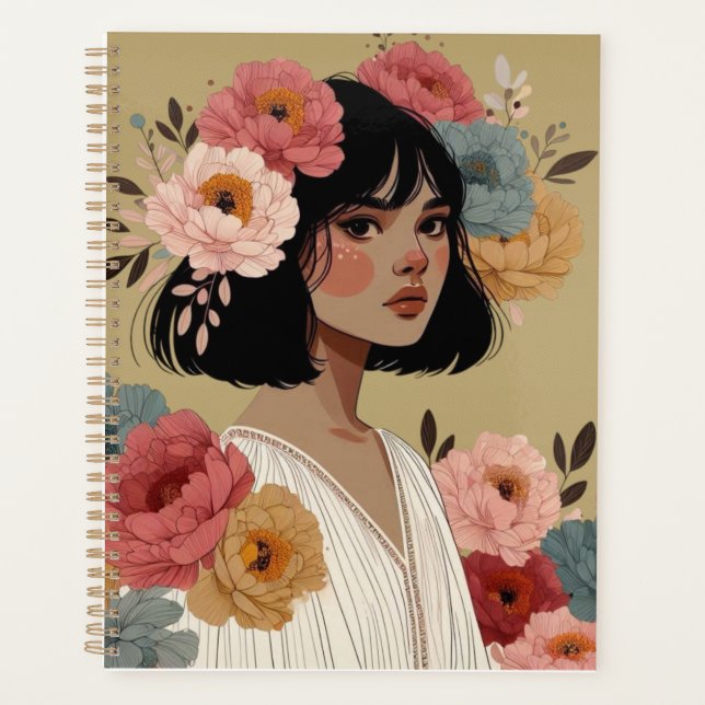 Agenda Flora Mystica - Elegance and floral poetry (Front)