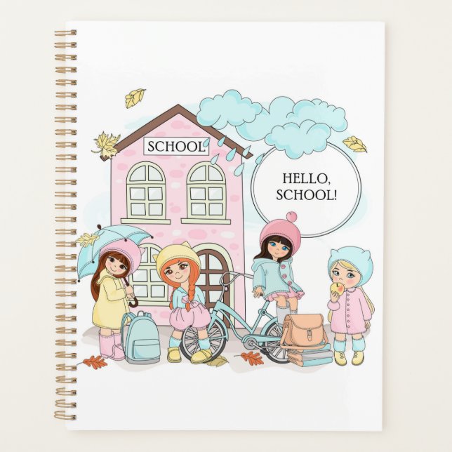Agenda " Hello School " (Front)