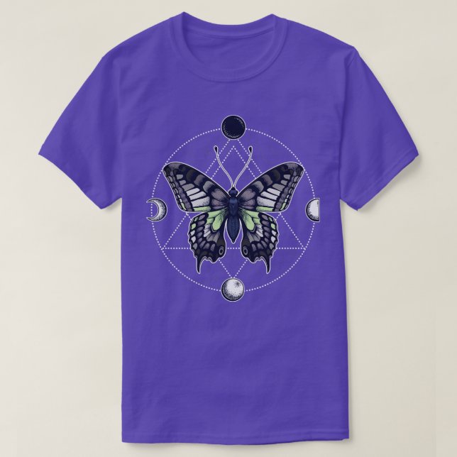 Agender Butterfly T-Shirt (Design Front)