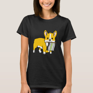 Agender Corgi Agender Pride Flag T-Shirt
