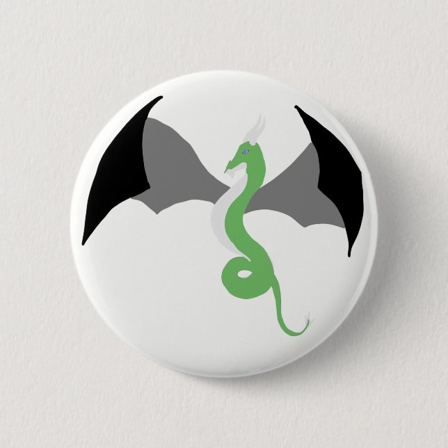 Agender Dragon Button (Front)