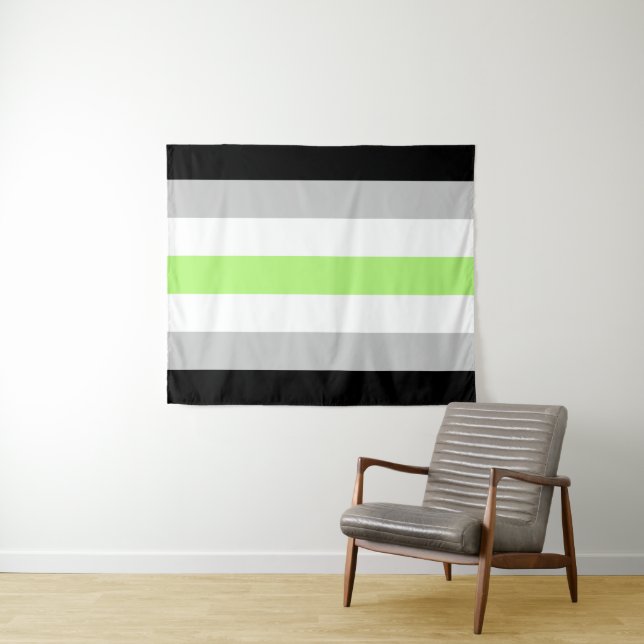 Agender Flag 50 x 60 Tapestry (In Situ (Horizontal))
