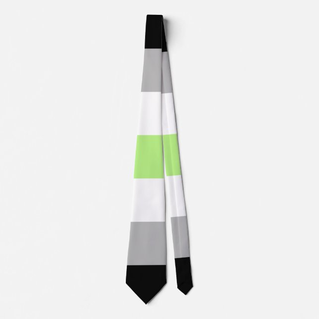 Agender Flag  Tie (Front)