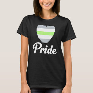 Agender Gay Pride Rainbow Word 2 T-Shirt