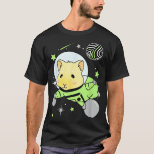 Agender Guinea Pig In Space Agender Pride T-Shirt