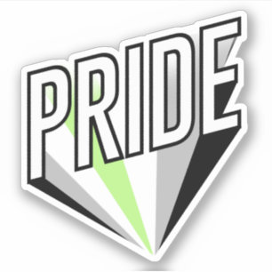 Agender Pride Burst