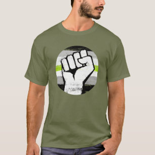Agender Pride Fist T-Shirt