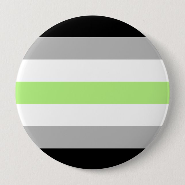 Agender Pride Flag 10 Cm Round Badge (Front)