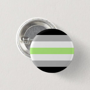 Agender Pride Flag 3 Cm Round Badge