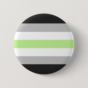 Agender Pride Flag 6 Cm Round Badge