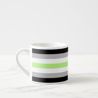 Agender Pride Flag – Agender Identity LGBTQIA+ Espresso Cup