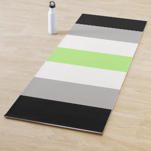 Agender Pride Flag – Agender Identity LGBTQIA+  Yoga Mat