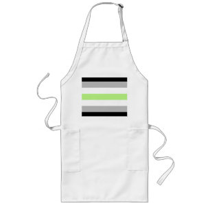 Agender_pride_flag Long Apron