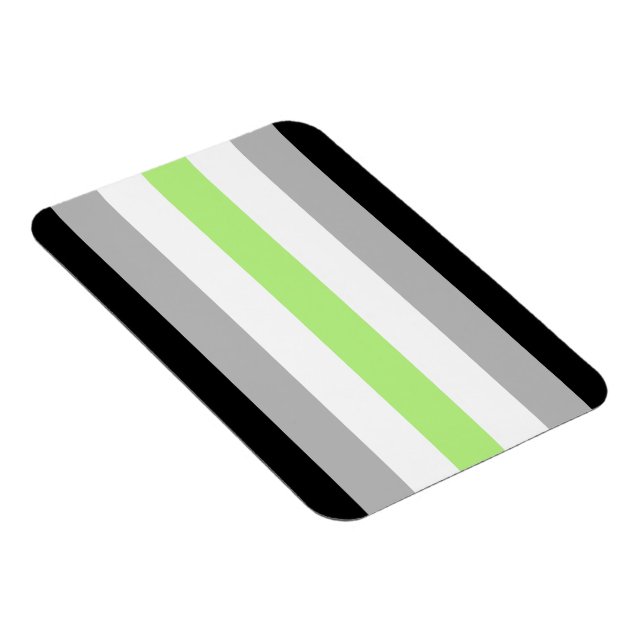 Agender Pride Flag Magnet (Right Side)