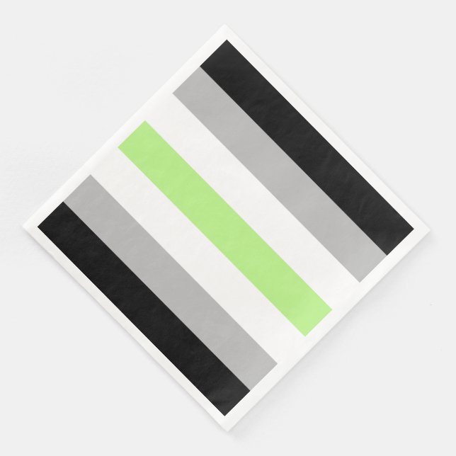 Agender Pride Flag Napkin (Corner)