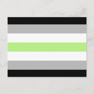 Agender Pride Flag Postcard