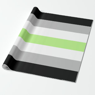 Agender Pride Flag Wrapping Paper