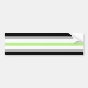 Agender Pride T-Shirt Bumper Sticker