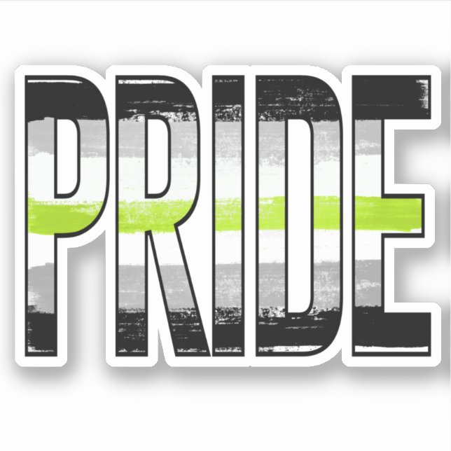 Agender Pride Word (Front)
