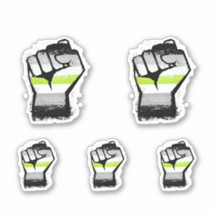 Agender Protest Fist