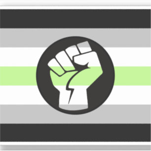 Agender Protest Flag