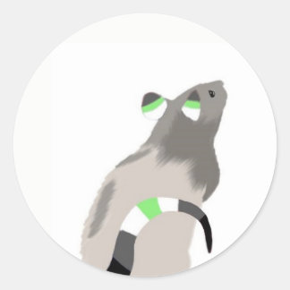 Agender Rat Classic Round Sticker