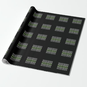 Agender Retro Pride Wrapping Paper