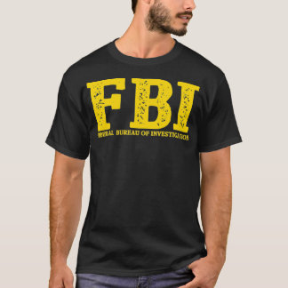 Agent Costume Federal Bureau of Investigation  T-Shirt