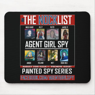 AGENT GIRL SPY MOUSE MAT