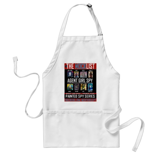 AGENT GIRL SPY STANDARD APRON (Front)