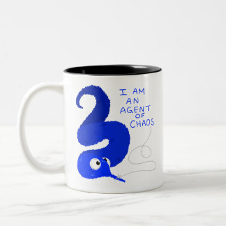 Agent of Chaos Worm on a String Two-Tone Coffee Mug
