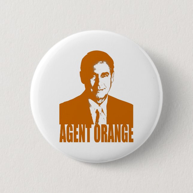 Agent Orange 6 Cm Round Badge (Front)