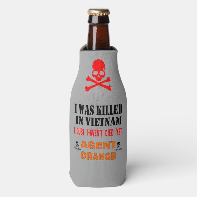 AGENT ORANGE BOTTLE COOLER (Bottle Front)