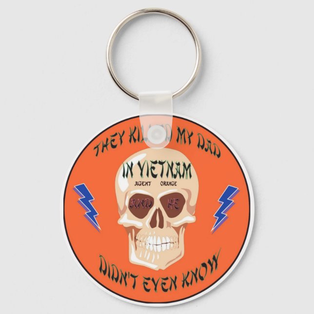 Agent Orange Key Ring (Front)