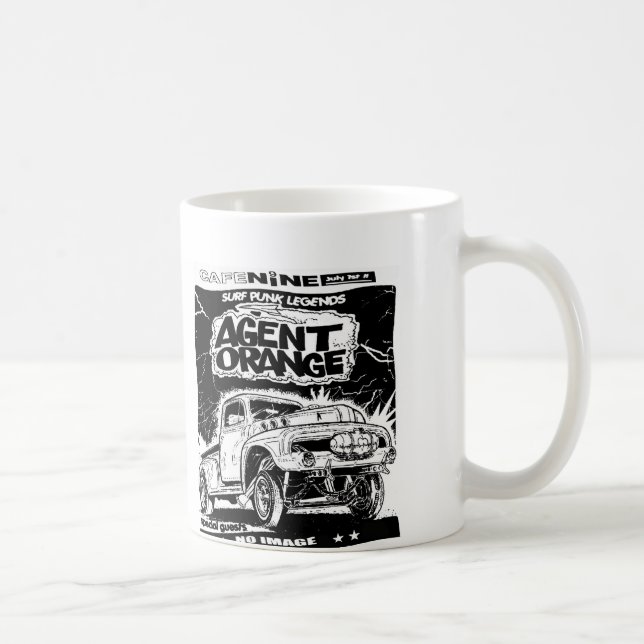 Agent Orange "Rat Rod" Punk Coffee Mug Skate (Right)