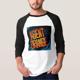 Agent Orange "SpinArt" Baseball Jersey Skate Punk T-Shirt