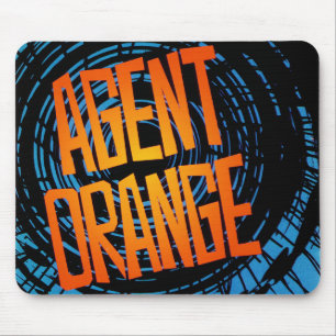 Agent Orange "SpinArt" Punk Logo Mousepad
