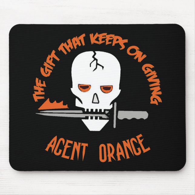 Agent Orange The Gift DARK Mouse Mat (Front)