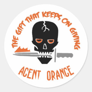 Agent Orange The Gift LIGHT Classic Round Sticker