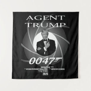 Agent President Donald Trump Inauguration Day 47 Tapestry