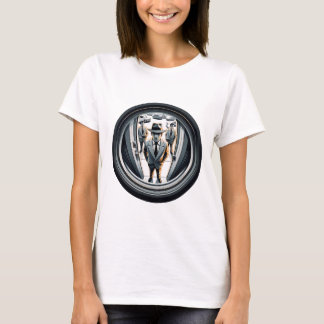 Agents in Grey at the Door | Fisheye T-Shirt
